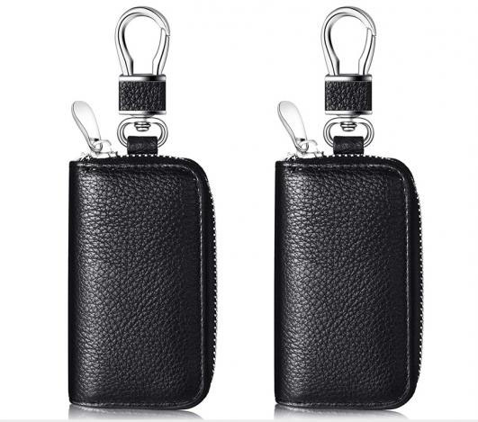 2 Pieces Car Key Case Key Fob Protector Car Key Keychain Holder