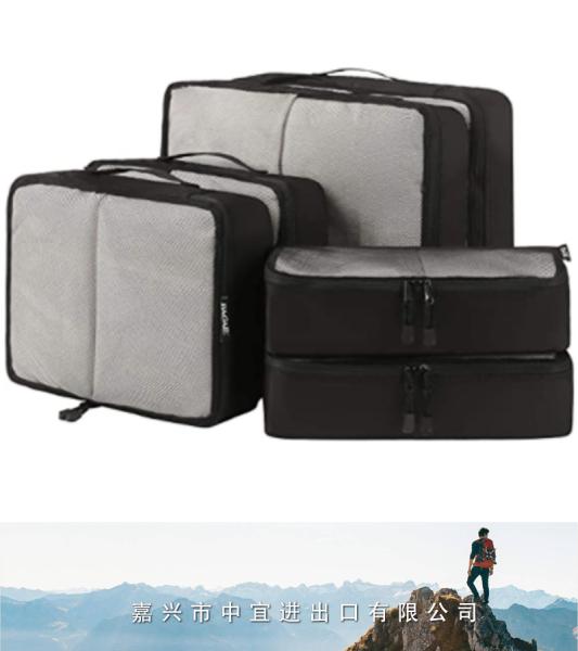 6 Set Packing Cubes, Travel Luggage Packing Organizers