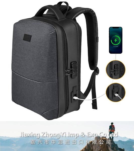 Anti Theft Hard Shell Backpack, Laptop Backpack