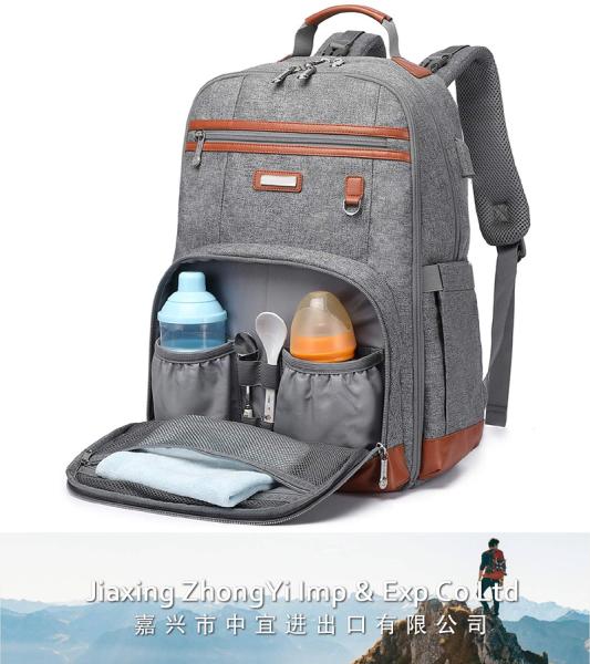 Baby Diaper Bag Backpack, Travel Bookbag