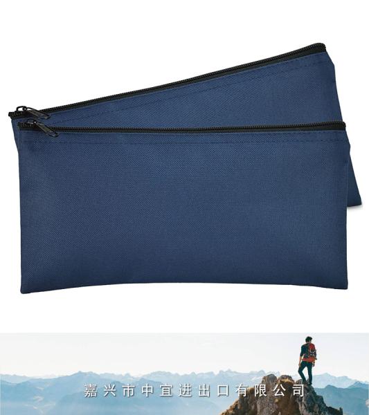 Bank Bags, Money Pouch, Security Deposit Utility Zipper Coin Bag