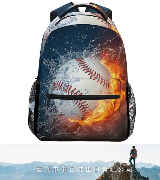 Baseball Kids Backpack, Baseball School Backpack