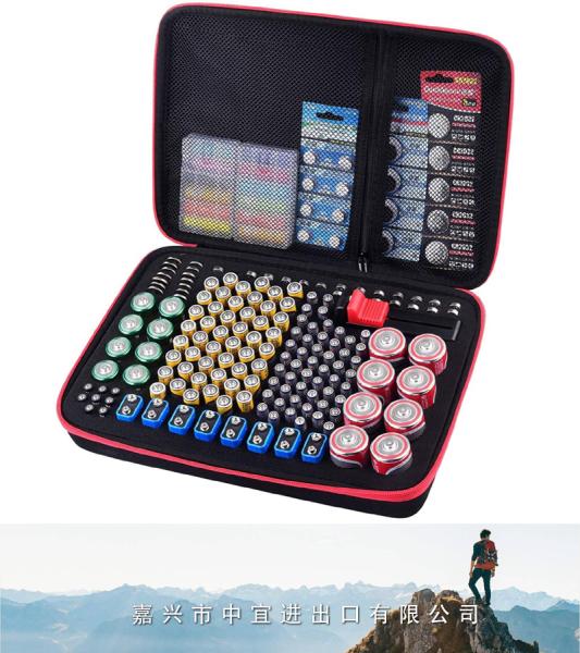 Battery Organizer Holder, Batteries Storage Containers Box