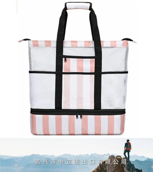 Beach Bag, Mesh Beach Tote