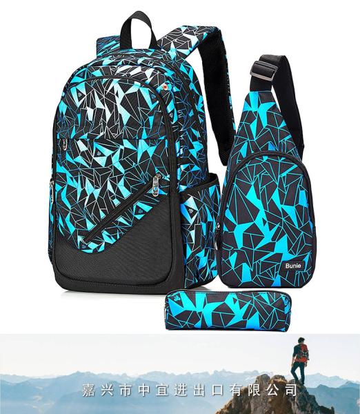 Boys Backpack, School Large Bookbags