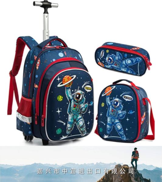 Boys Backpack, School Trolley Bag