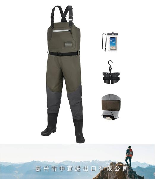 Breathable Chest Waders, Bootfoot Chest Waders