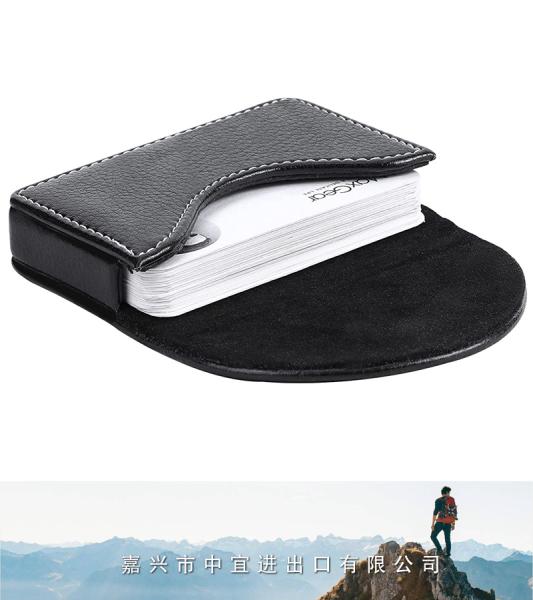 Business Card Holder, PU Leather Business Card Case