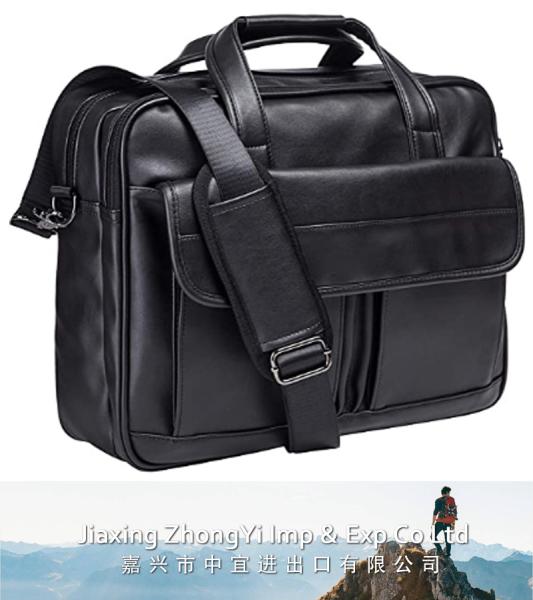 Business Travel Briefcase, Leather Messenger Bag