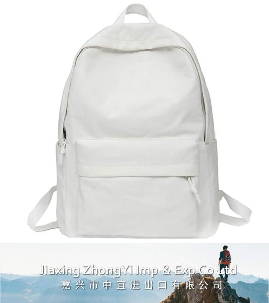 Canvas Backpack, Casual Daypack, Satchel