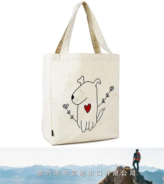 Canvas Tote Bag, Cotton Shopping Bag