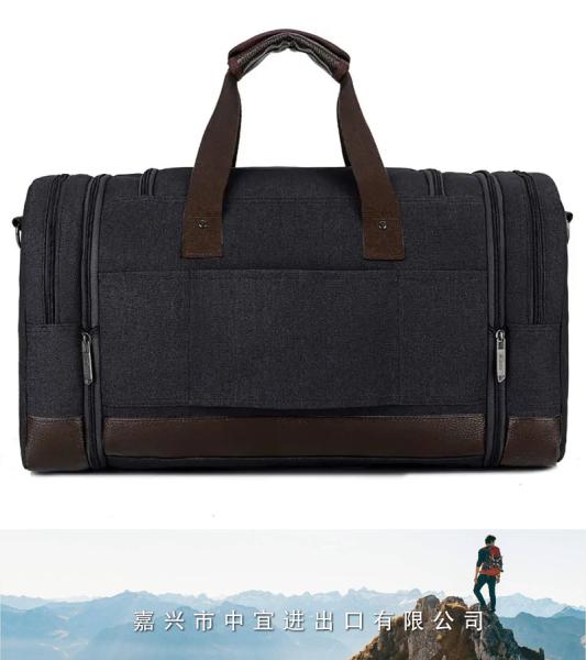 Canvas Travel Bag, Big Crossbody Bag