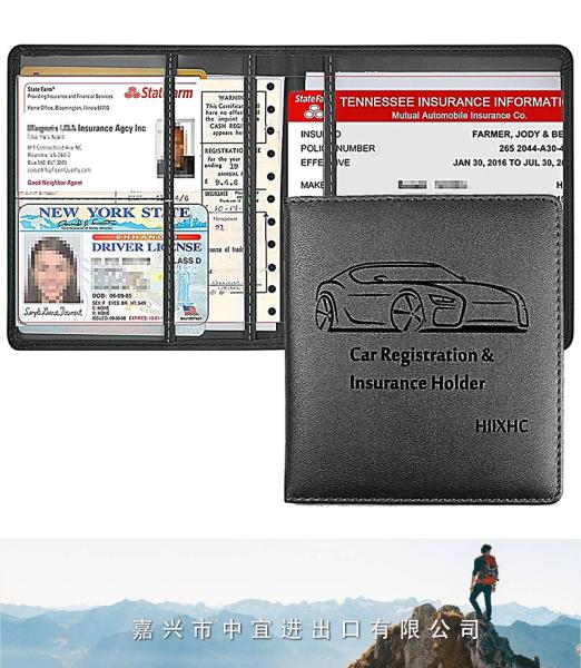 Car Registration Holder, Insurance Holder