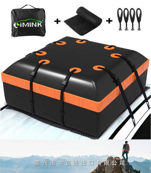 Car Rooftop Cargo Carrier Bag, PVC Soft-Shell Car Roof Carrier
