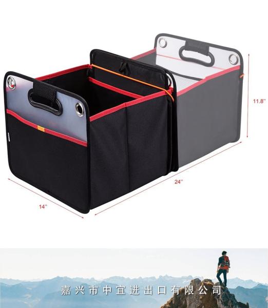 Car Trunk Organizer, Collapsible Auto Trunk Organizer