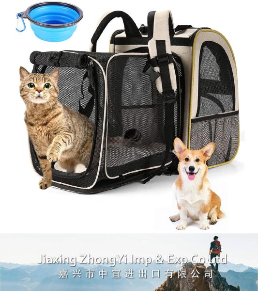 Cat Carrier Backpack, Expandable Pet Carrier Backpack