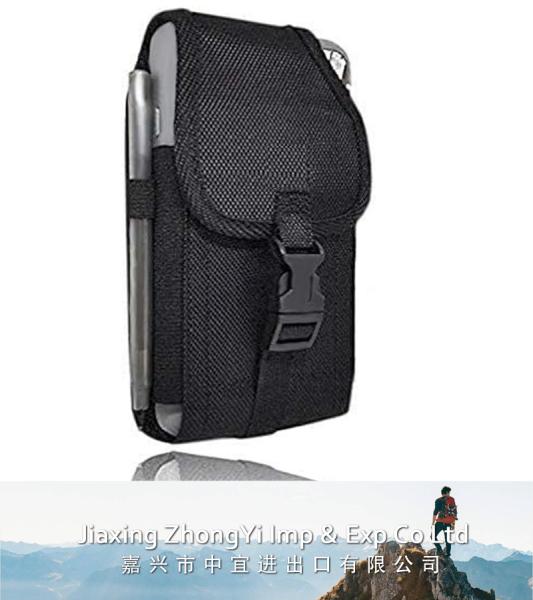 Cell Phone Carrier Holster, Rugged Clip Belt Pouch