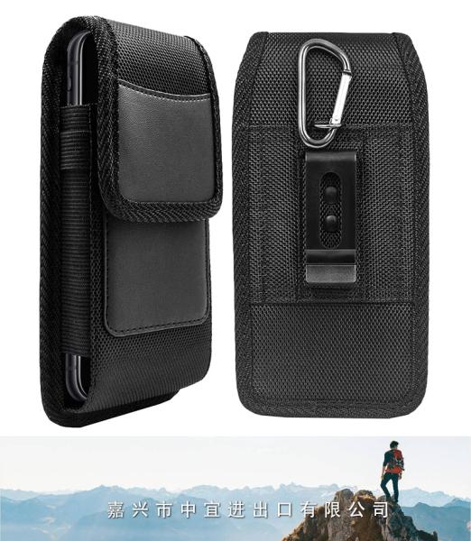 Cell Phone Holster, Nylon Belt Clip Holster