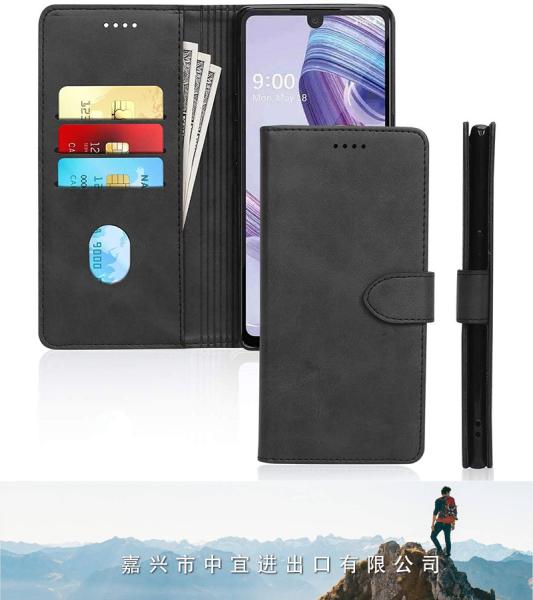 Cellphone Wallet Case, Handmade Flip Folio