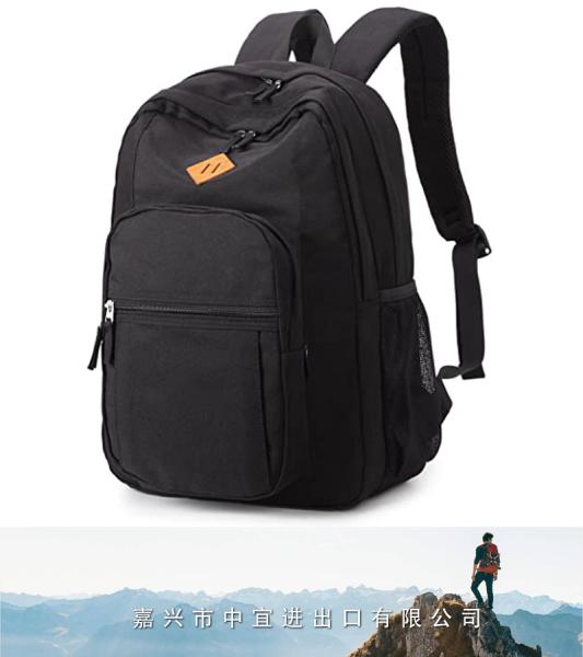 Classical Basic Travel Backpack, Water Resistant Bookbag
