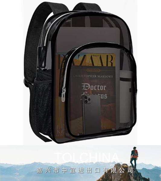 Clear Backpack, Heavy Duty Transparent Backpack