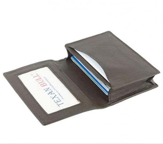 Credit Card Holder RFID Signal Blocking Unisex Slim Bifold Business Card Organizer Wallet
