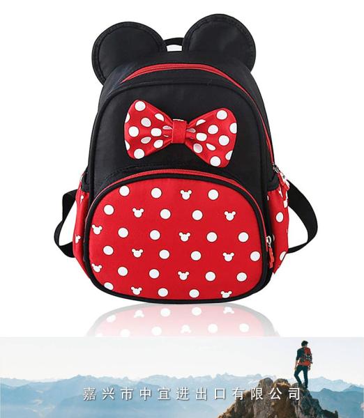 Cute Little Girls Backpack, Mini Mouse Backpack
