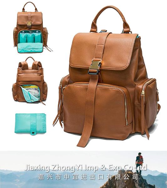 Diaper Bag Backpack, Leather Backpack