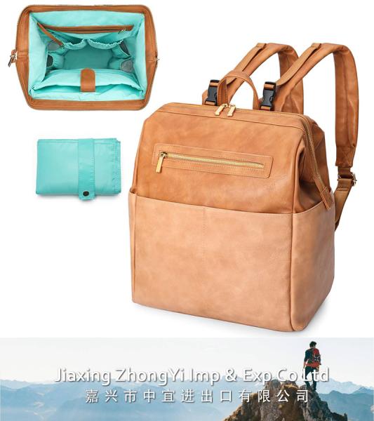 Diaper Bag Backpack, Leather Backpack