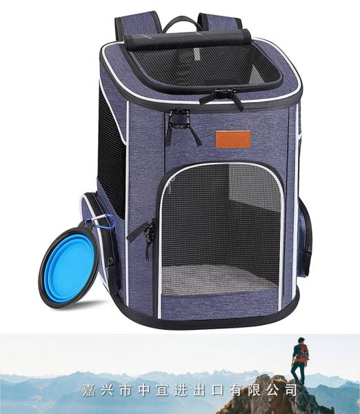 Dog Backpack Carrier, Foldable Cat Backpack Carrier