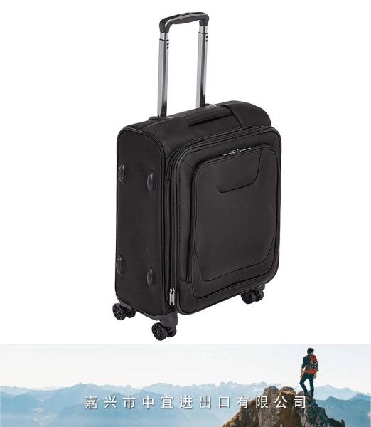 Expandable Softside Carry-On Spinner Luggage