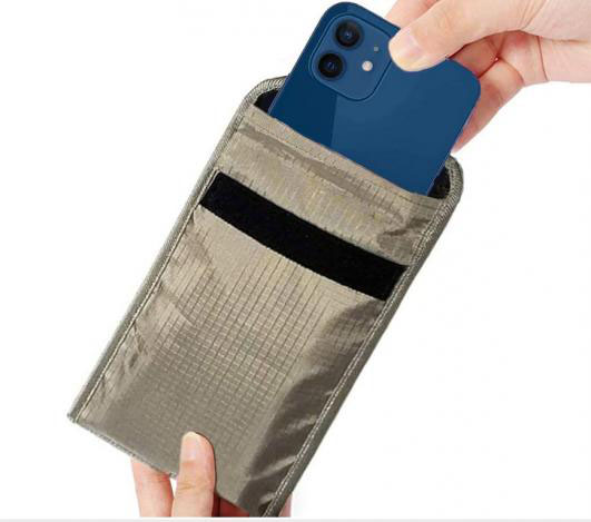 Faraday Bag Anti Radiation Cell Phone Sleeve Pregnant Cell Phone GPS EMF RFID Signal Blocking Bag