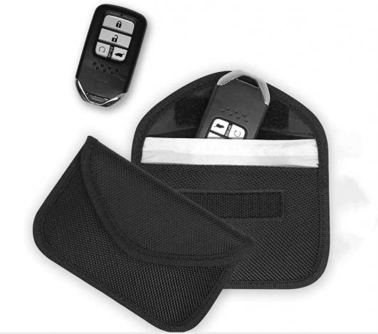 Faraday Bag,Car Key Signal Blocker Case,Faraday Bag Keyless Entry Fob Guard RFID Signal Blocking Pouch Bag