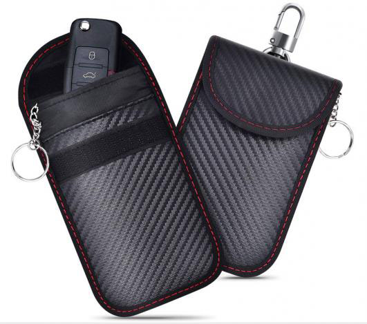 Faraday Bag Car Key Signal Blocking Pouch Keyless Entry Car Keys Case RFID Blocker Bag for Car Security