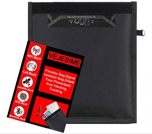 Faraday Bag,Signal Isolation Bag,Shield Your Phone/ipad from Hacking,Tracking,and EMP Protection Radiation