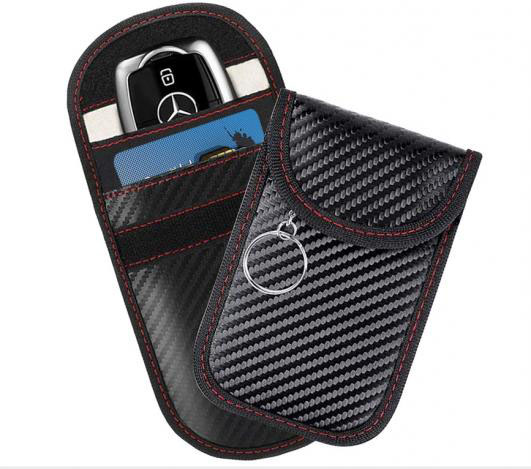 Faraday Bag for Key Fob Signal Blocking Car Key Fob Case, RFID Key Fob Protecto