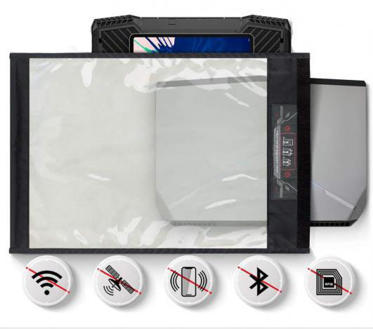 Faraday Bag for Laptops Device Shielding for Law Enforcement, Military, Executive Privacy