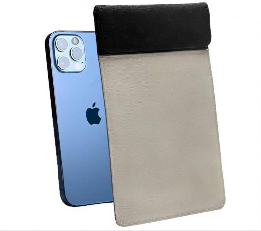 Faraday Bag for Phones Shielding Pouch for Data Security, Anti Radiation Cell Phone case, Signal Jammer Sleeve