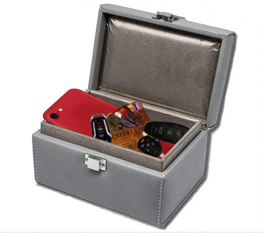 Faraday Box for RFID Keyless Car Keys Signal Blocker, Anti Theft Faraday Cage Fob Keyless Signal Jammer, Fob Protector