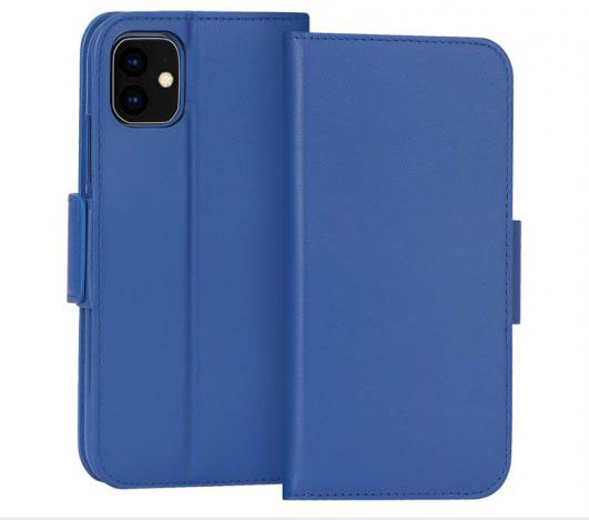 Faraday Case for iPhone Cowhide Genuine Leather RFID Blocking Wallet Case, Handmade Flip Folio Case Cover