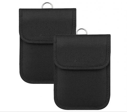 Faraday Key Fob Bag 2 Pack, Blocking Key Fob Case, Key Fob Protector Pouch