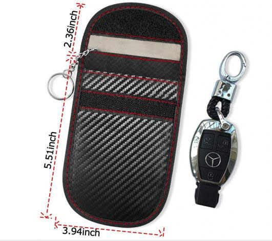 Faraday Key Fob Bag,Signal Blocking Key Fob Case, RFID Key Fob Protector Pouch