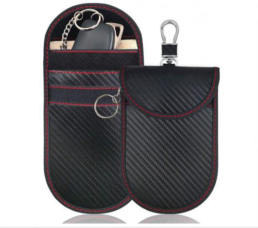 Faraday Key Fob Pouch Upgraded Signal Blocking Key Fob Case, RFID Key Fob Protector Pouch