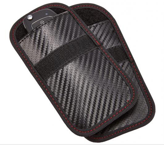 Faraday Key Fob Protector Anti-Theft Pouch Key Fob RFID Signal Blocking Faraday Bag
