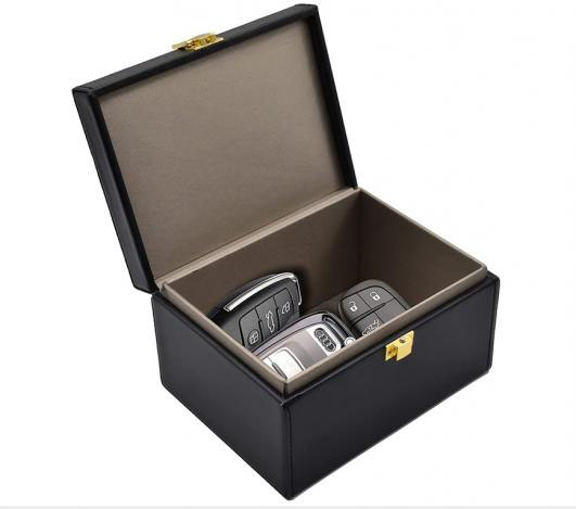 Faraday Key Fob Protector Box, RFID Signal Blocking Box, Faraday Box Signal Blocking Shielding Box for Car Key