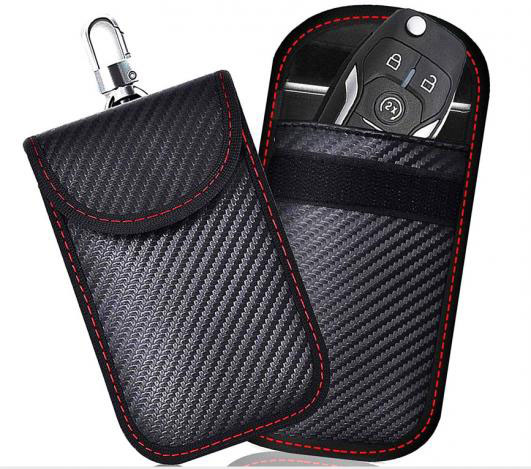 Faraday Key Fob Protector Faraday Bags Car Key Signal Blocking, Car Security Protection Pouch