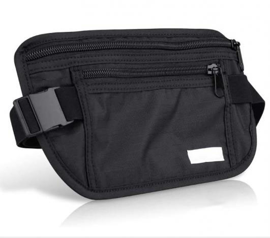 Faraday Money Belt Pilot Fanny Pack Signal Blocking, Secure Your Information, RFID Blocker