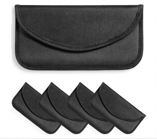 Faraday Phone Signal Blocking Bags RFID Car Key Fob Protectors GPS Anti-tracking Faraday Bags Shielding Pouch Wallets