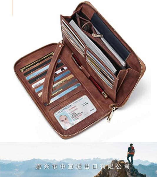 Faraday Women Wallet, Faraday Card Holder Organizer