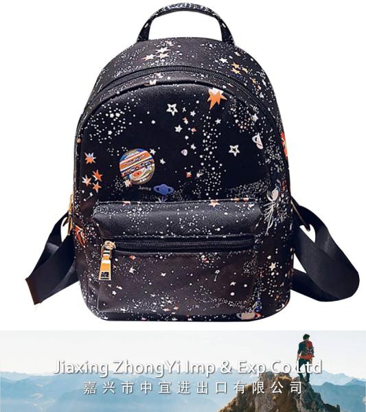Fashion Mini Backpack, Printing Travel Bag, Casual Daypack